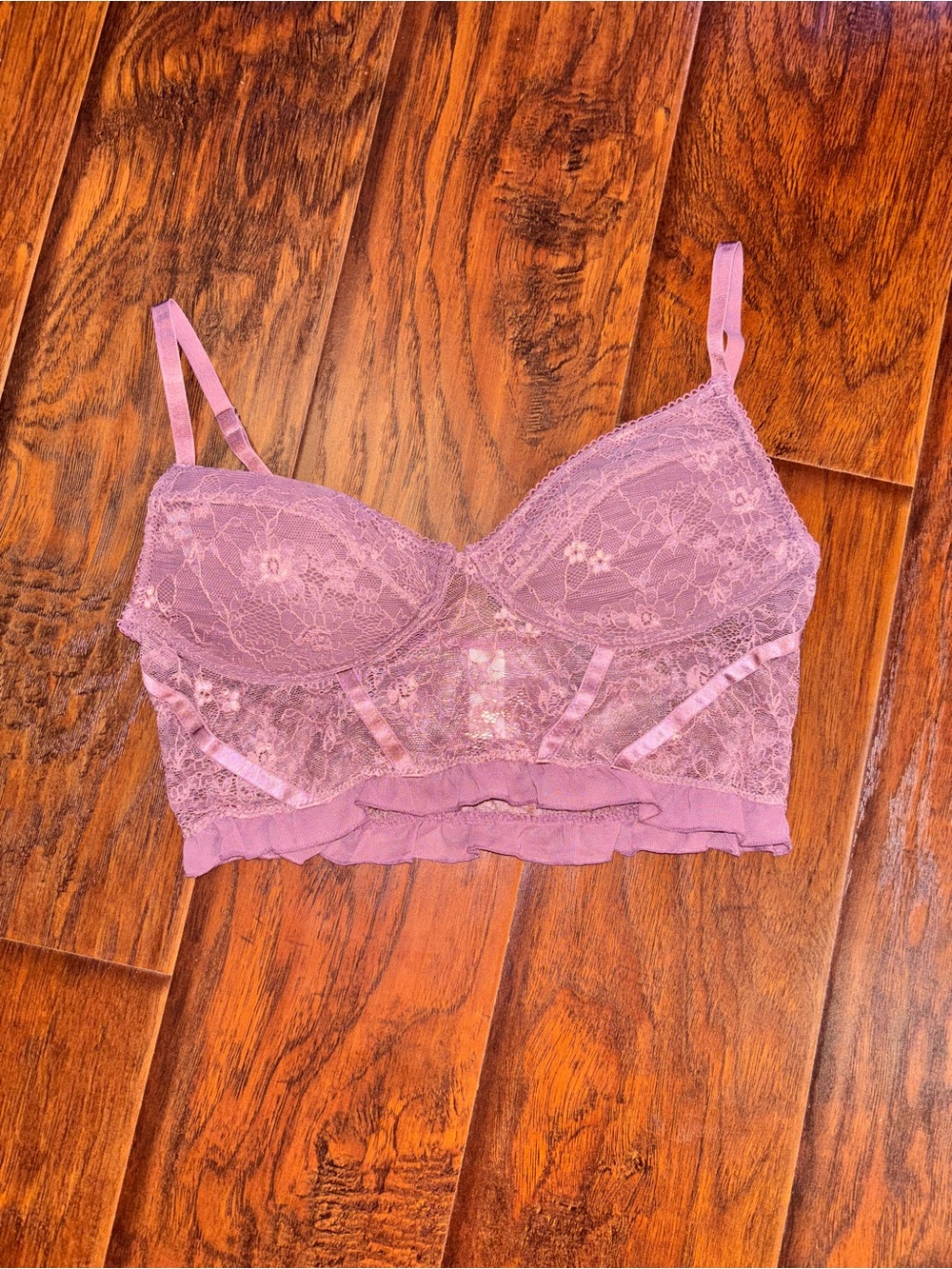 Garage Lace Bralette Crop Top